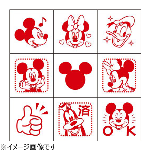 Beverly Stamp Set with Case [CK9-050] - Disney Mickey & Friends