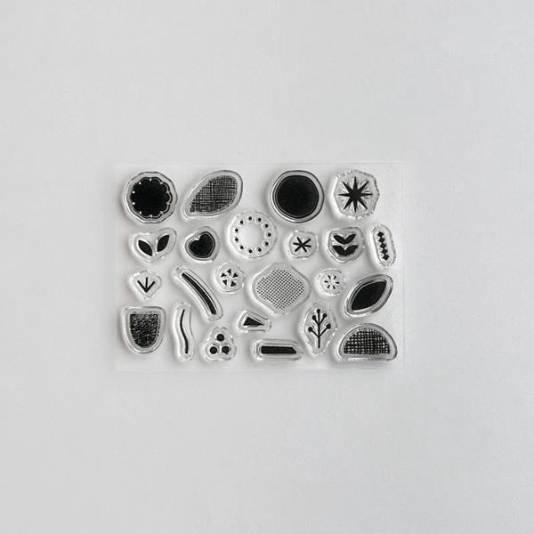 Mizushima JIZAI Clear Stamp Pocket [STJ-P-H02] - Flowers 02