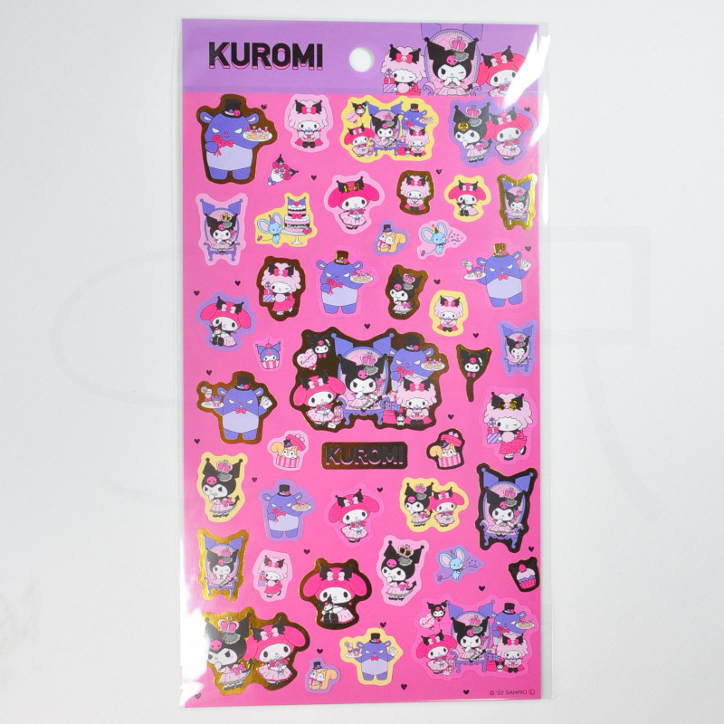 T's Factory Sanrio Button Badge with Charm Kuromi - Plaza Japan