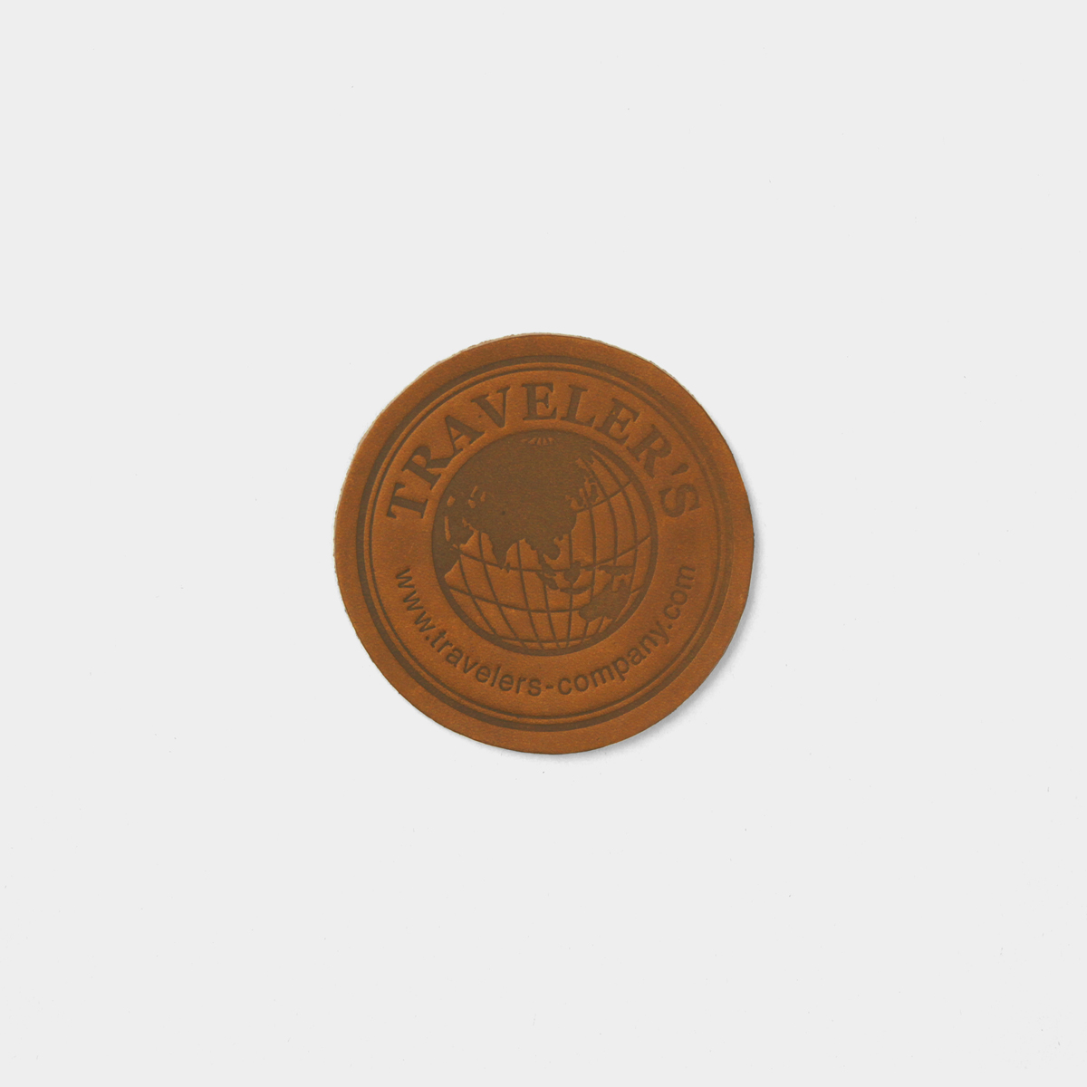Traveler's Factory Leather Coaster Circle [07100-567] - Camel