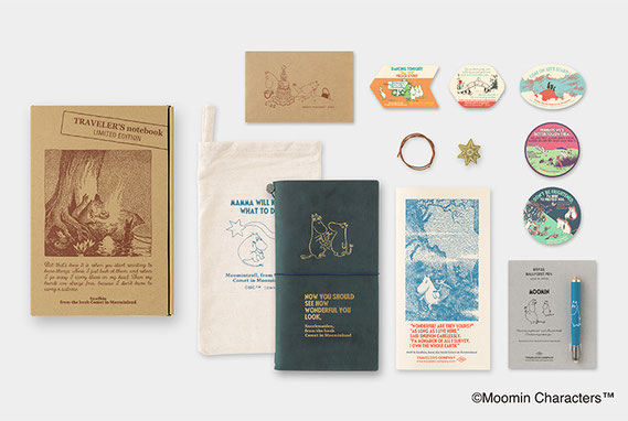 Traveler's Notebook Limited Set 2024 Regular Size [07151-906] - Moomin